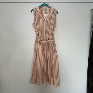 NWT Striped Sleeveless Dress